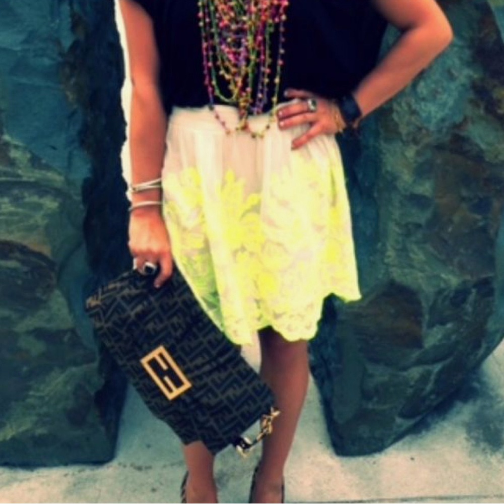 Anthropologie Vanessa Virginia Cotton skirt 8